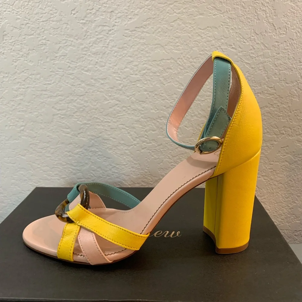 Stella heels colorblock leather tortoise - Picture 2 of 7